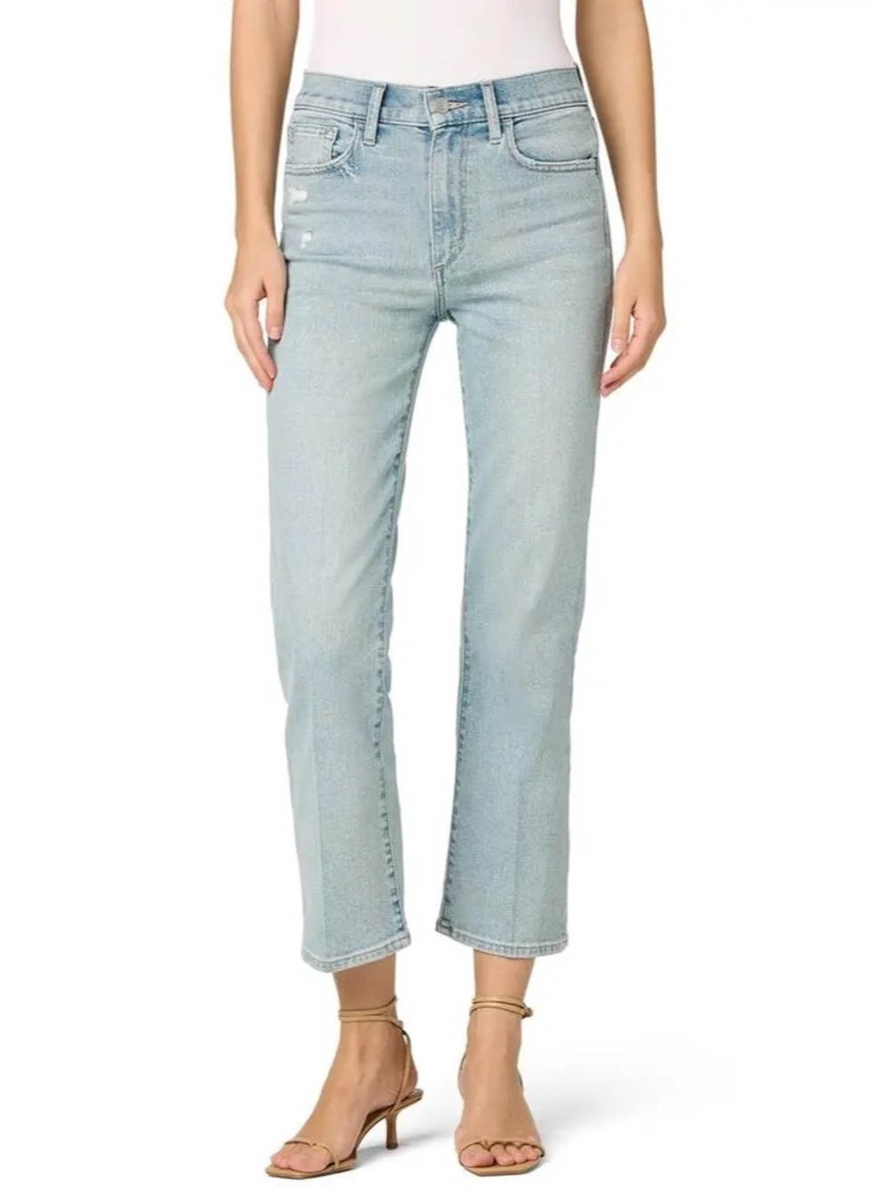 Joe’s Jeans High Rise Cropped Bootcut Dashwood Jeans Blue Denim in size 28